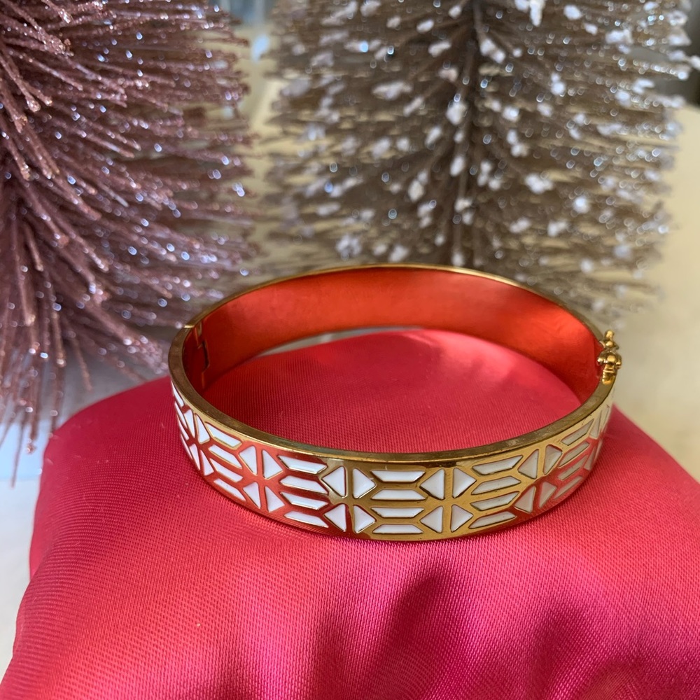 Stella & Dot Breezeblock Enamel Bangle